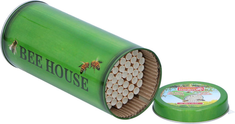 Hôtel à insectes de jardin Lifetime – hôtel à abeilles – ø8 x 18 cm – vert