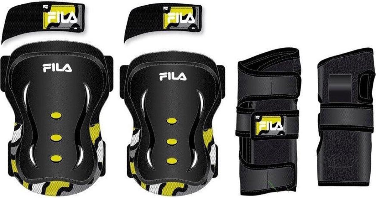 Fila Skate Protection junior Black Jaune XS