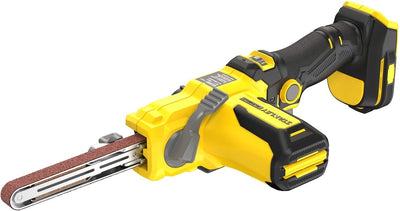 Ponceuse à bande Stanley fatmax 18v 13mm (sans batterie ni chargeur) sfmce210b-xj