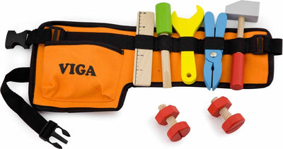 Ceinture à outils Viga incl. outils en bois 50532