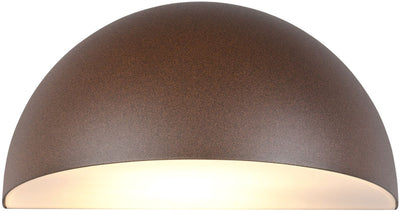 Trio maas - applique - couleur rouille - excl. 1x e27 4,9 w - montage mural - éclairage extérieur - ip44