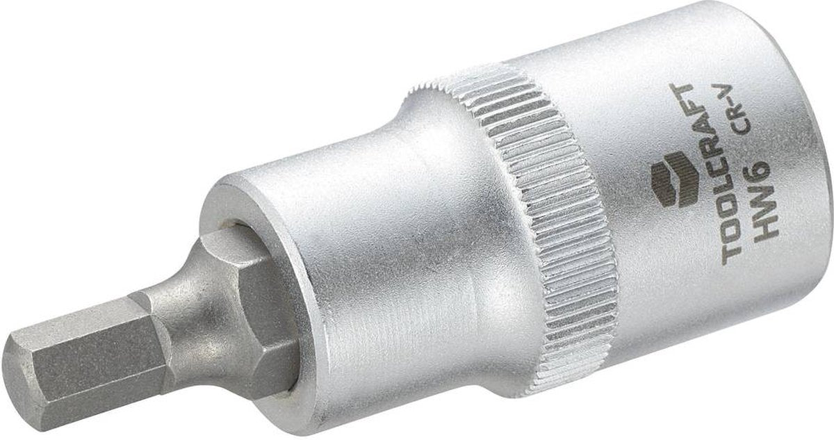 Toolcraft 816156 insert d'embout de clé à douille hexagonale 6 mm 1 2 (12,5 mm)