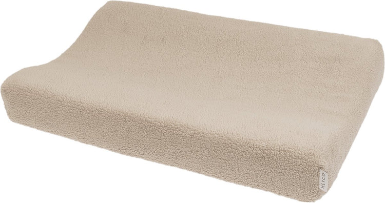 Housse de matelas à langer bébé Meyco teddy - sable - 50x70cm