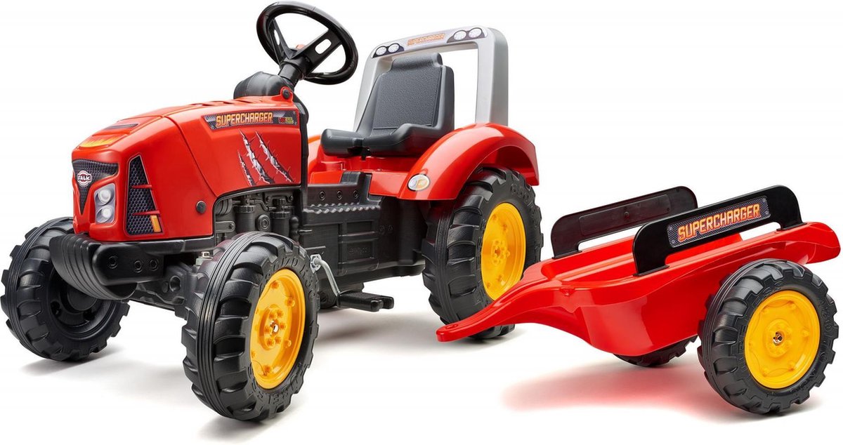 Falk compresseur - garçons - rouge - tracteur à pédales