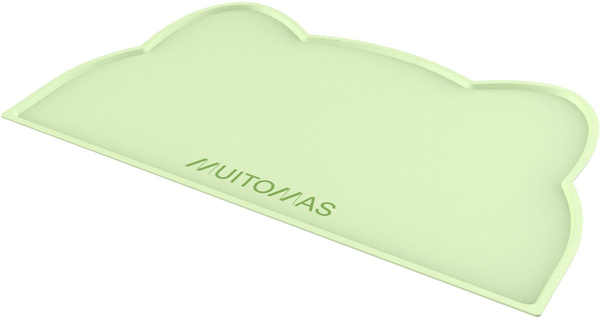 Bol à nourriture et à boisson Muitomas - hygiénique - antidérapant - protège le sol - vert