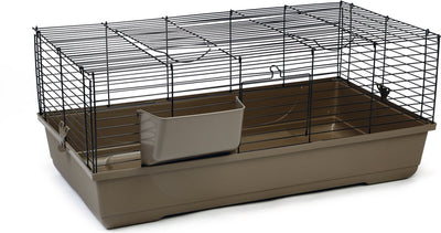 Beeztees baldo - cage à lapin - moka - 100x53x46 cm