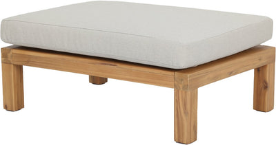 Table d'appoint tabouret de jardin relax Vtwonen - bois d'acacia - sable naturel - 40x90x60