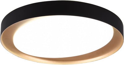 Rl vis ta lumière réalité zeta - plafonnier - noir - incl. 1x CMS 24w