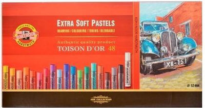 Koh-i-noor craie pastel 8556 extra douce 48 pièces assorties