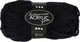 Fil acrylique fantaisie Creativ company, l: 35 m, maxi, noir, 50 g 1 pelote