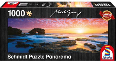 Puzzle Schmidt - Coucher de soleil sur Bridgewater Bay - Panorama - 1000 pièces