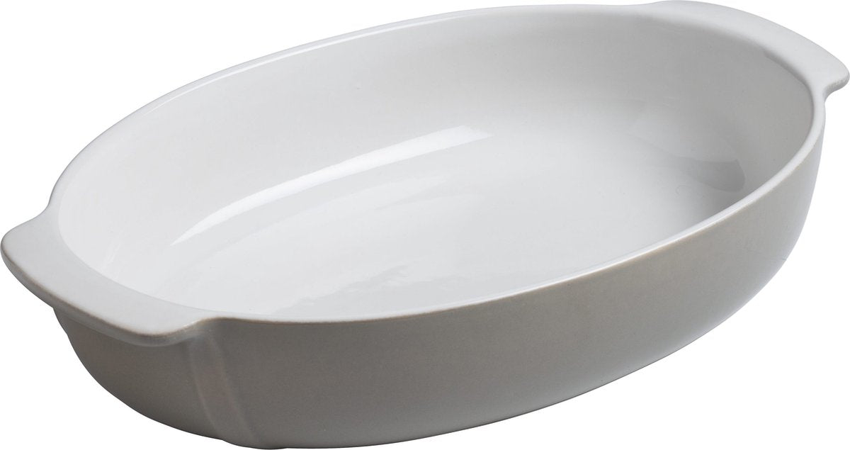Plat de cuisson en Pyrex ovale, gris, 30 x 20 cm - | signature