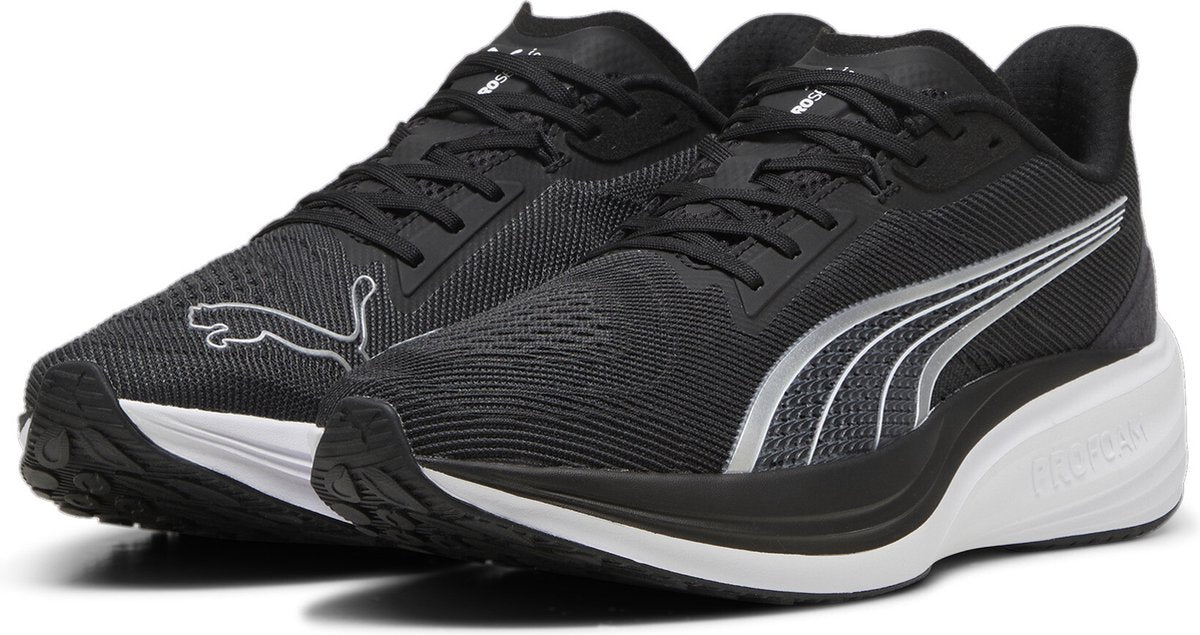 Chaussures de sport unisexe Puma Darter Pro - noir-blanc