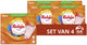 Robijn - lingettes détergentes - couleur - lingettes 100% solubles dans un emballage carton - 4 x 16 bandes de lavage