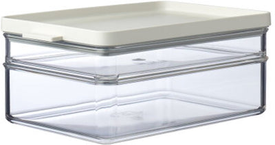 Coffret petit-déjeuner Mepal omnia - 2 pièces. 500 ml + 1200 ml - boîte de conservation alimentaire - blanc nordique