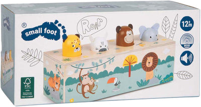 Small foot - animaux dansants en bois avec sons safari fsc