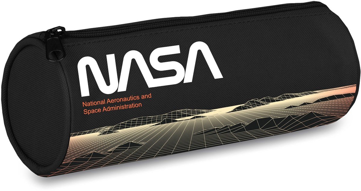 Lannoo graphiques - trousse nasa ronde 23cm lune noire