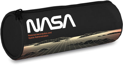 Lannoo graphiques - trousse nasa ronde 23cm lune noire