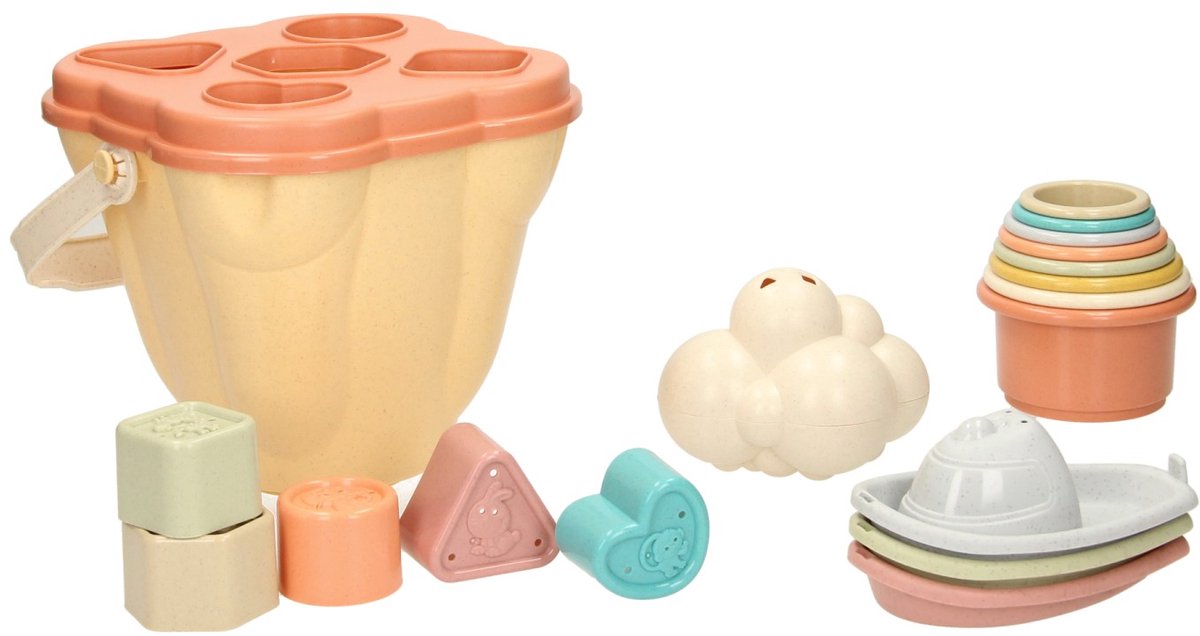 Set de bain bébé dans une boîte en forme