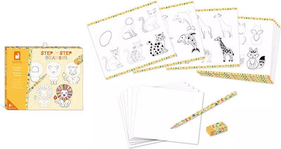Janod - hachette - dessin animalier créatif