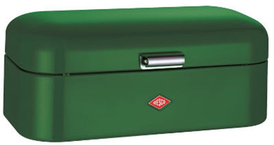 Boîte à pain Wesco Grandy | 10 litres - taille l | métal - vert foncé | rangement cuisine | édition spéciale Noël