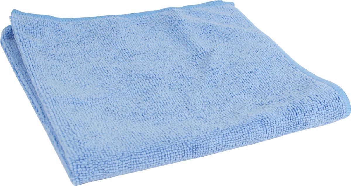 Chiffon en microfibre Klika | pi 40 x 40 cm | bleu | paquet de 10 pièces