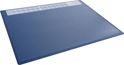Durable 722307 sous-main calendrier 4 ans bleu foncé, transparent (l x h) 65 cm x 50 cm