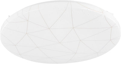Plafonnier courant Eglo - LED - 38 cm - blanc