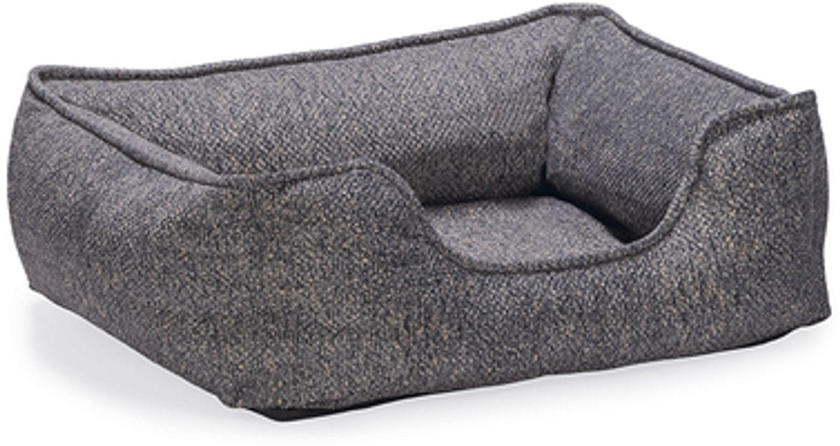 Beeztees mua - lit orthopédique pour chien - gris marron - 60x50x5 cm