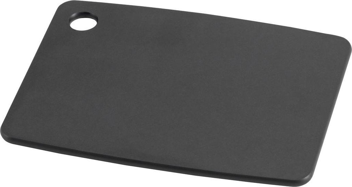 Planche à découper culinaire Basic - 15x20cm - noire - bois recyclé