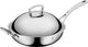 Wmf multiplier - poêle wok - ø 32 cm - acier inoxydable - avec couvercle - convient à l'induction