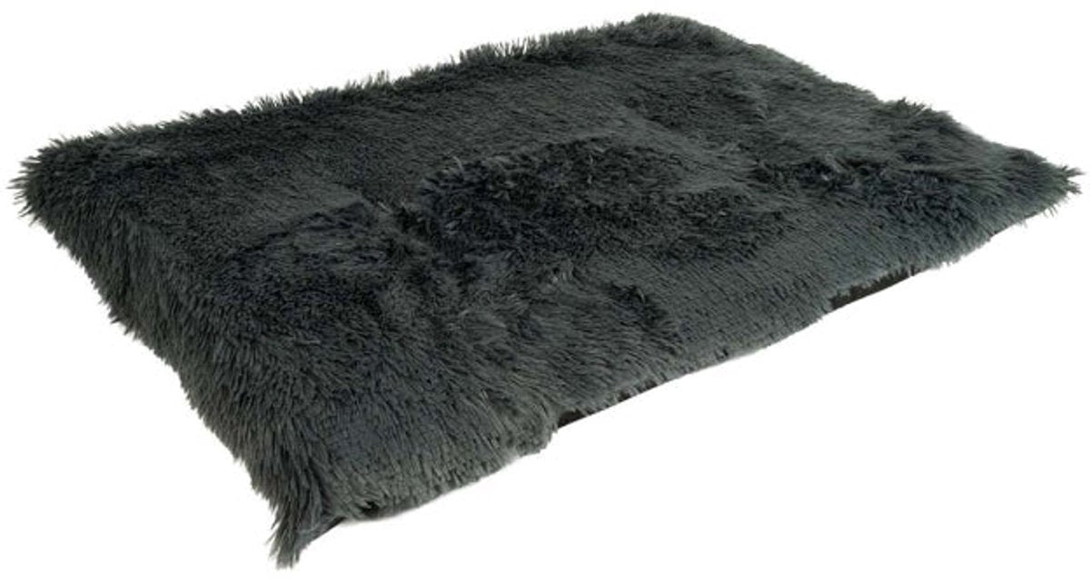 Duvo plus snug - coussin de banc - xl - 107x71x7cm - gris foncé - doux - lavable