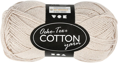 Fil de coton, couleur de sable, 50gr, 170m