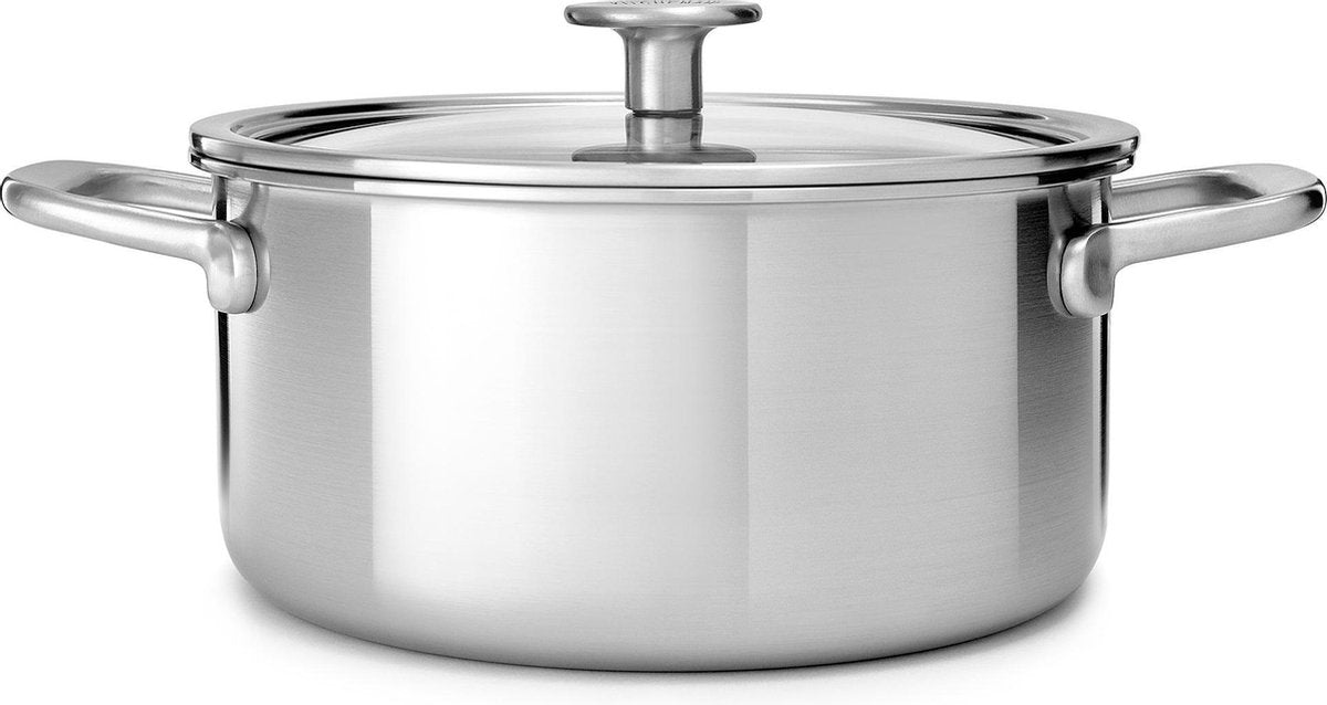 Casserole inox multicouche Kitchenaid - ø24 cm - 4,9l - induction - sans pfas