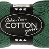 Fil de coton, vert foncé, 50gr, 170m