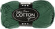 Fil de coton, vert foncé, 50gr, 170m