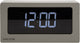 Horloge de table Karlsson dans une boîte - LED - gris chaud - 25x7x12,5cm - scandinave, moderne