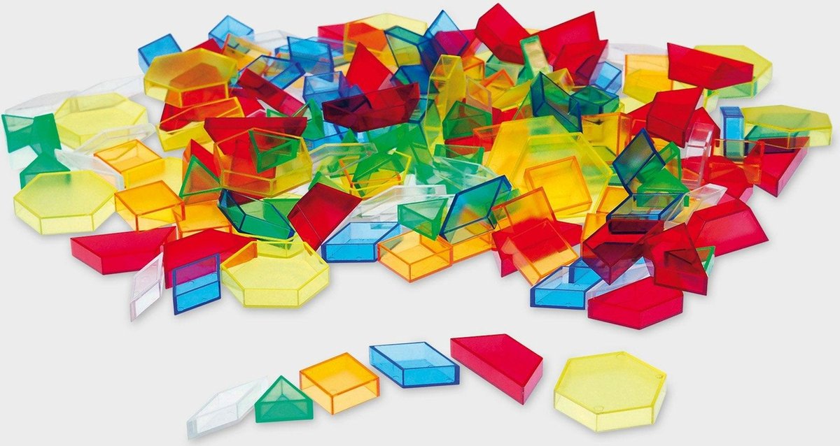 Tickit blocs géométriques creux - transparent