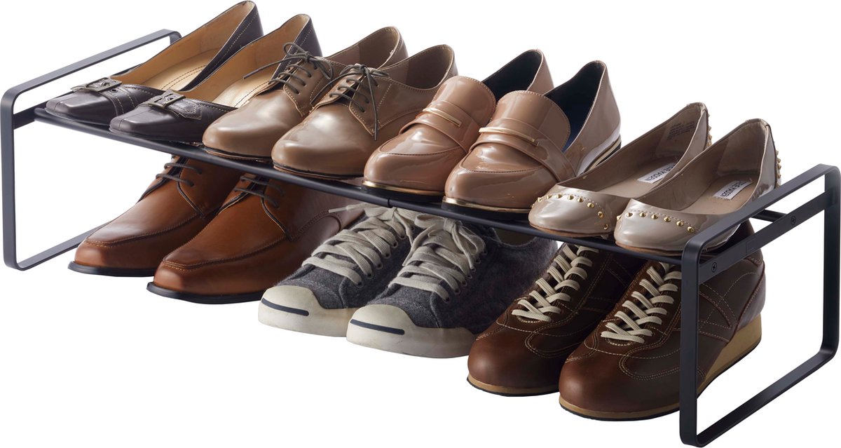 Étagère à chaussures Yamazaki - cadre - noir