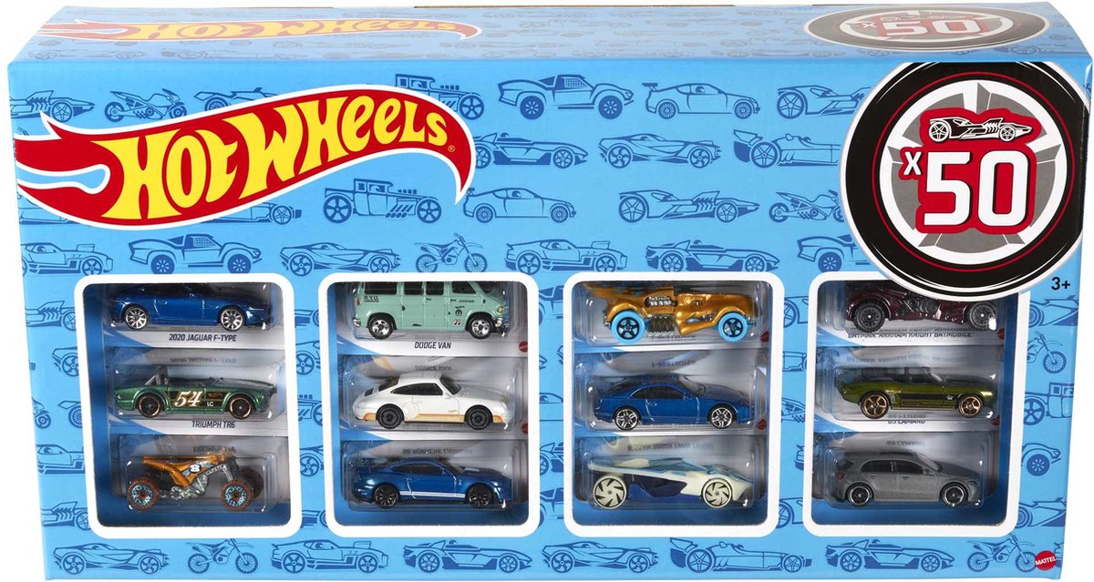 Mattel ensemble de 50 voitures