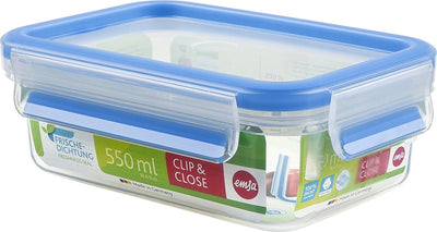 EMSA EMSA 508538 CLIP CLOSE BOX VERSHOLDING 0,55L BLUE