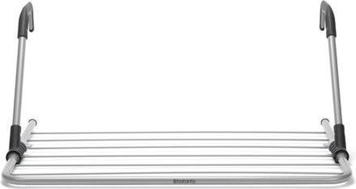 Étendoir suspendu Brabantia - étendoir à linge pliable - 4,5 m - gris métallisé