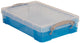 Boite vraiment utile 4 litres bleu transparent