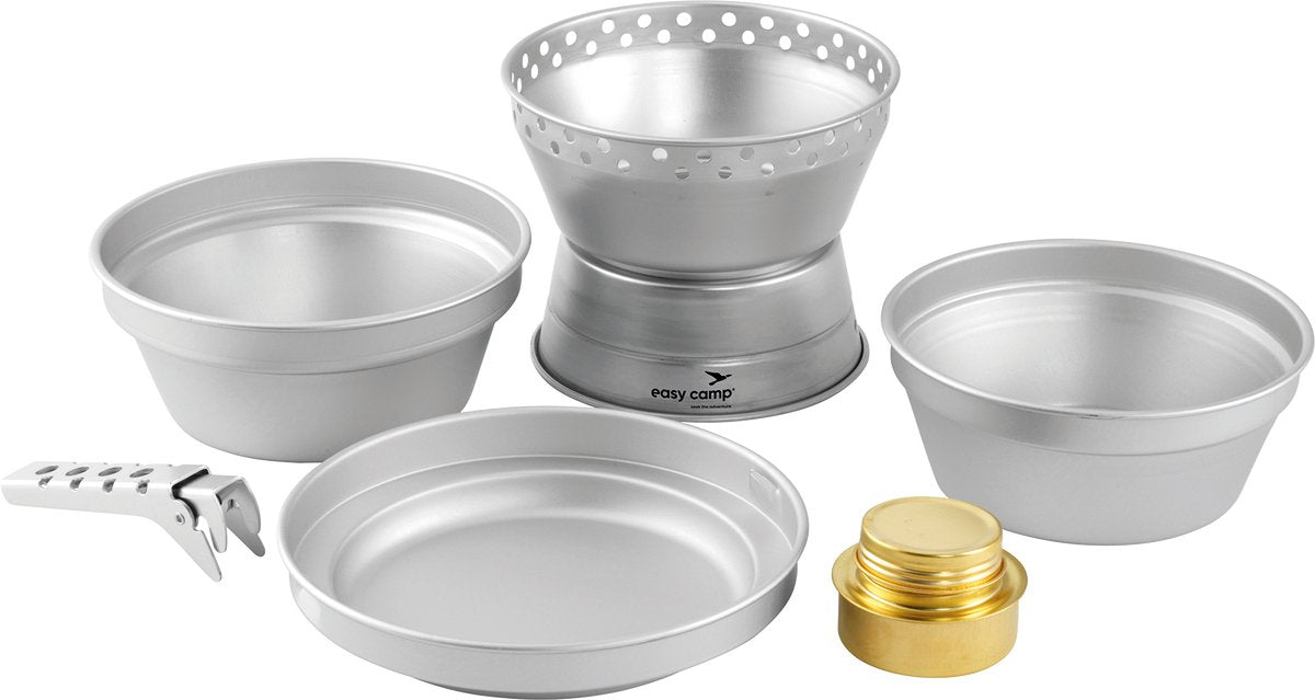Easy Camp Storm Cooker Réchaud de camping Brûleur Ensemble de poêles léger et compact