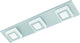 Eglo masiano - plafonnier - 3 lumières - LED - aluminium brossé - finition satinée