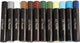Pastels à l'huile Creativ company, l: 7 cm, épaisseur 11 mm, couleurs naturelles, 12 pièces 1 boîte