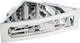Wenko turbo-loc bralia support d'angle chrome 35x9cm - support de douche - panier de douche - montage sans perçage - autocollant