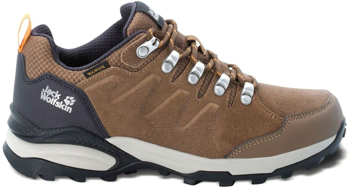 Jack wolfskin refugio texapore low w chaussures de marche femme - marron abricot - taille 40