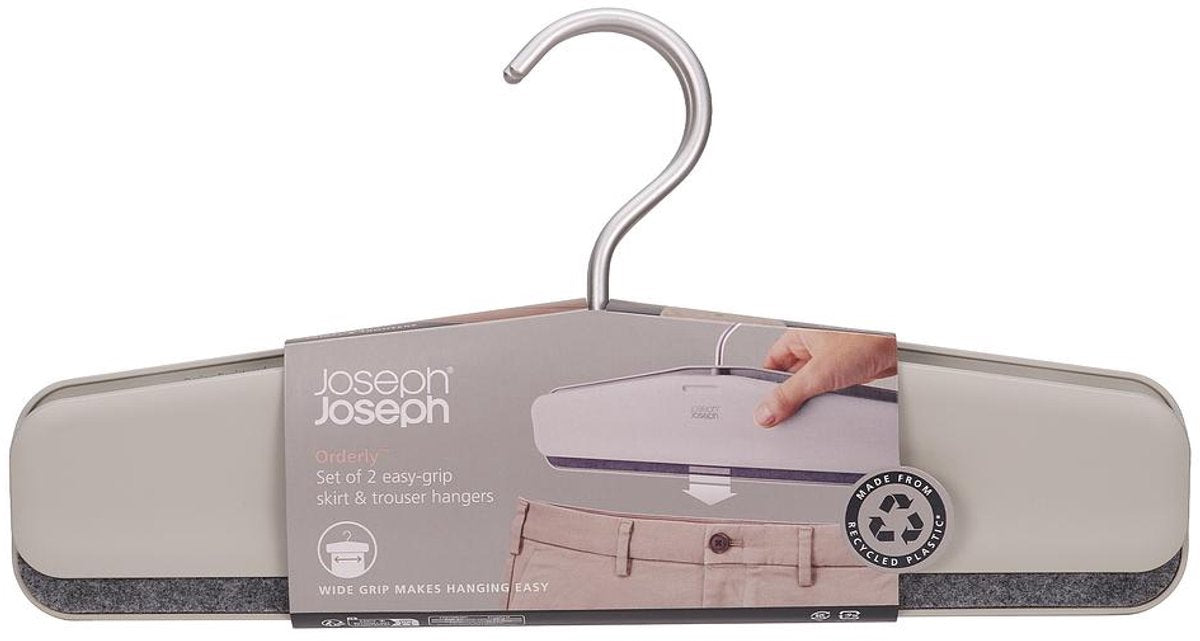 Joseph Joseph Orderly - lot de 2 cintres à pince facile à saisir