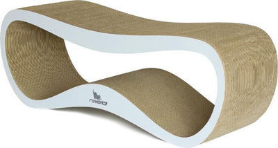 Mykotty paresseux - griffoir - blanc - 75 x 25 cm
